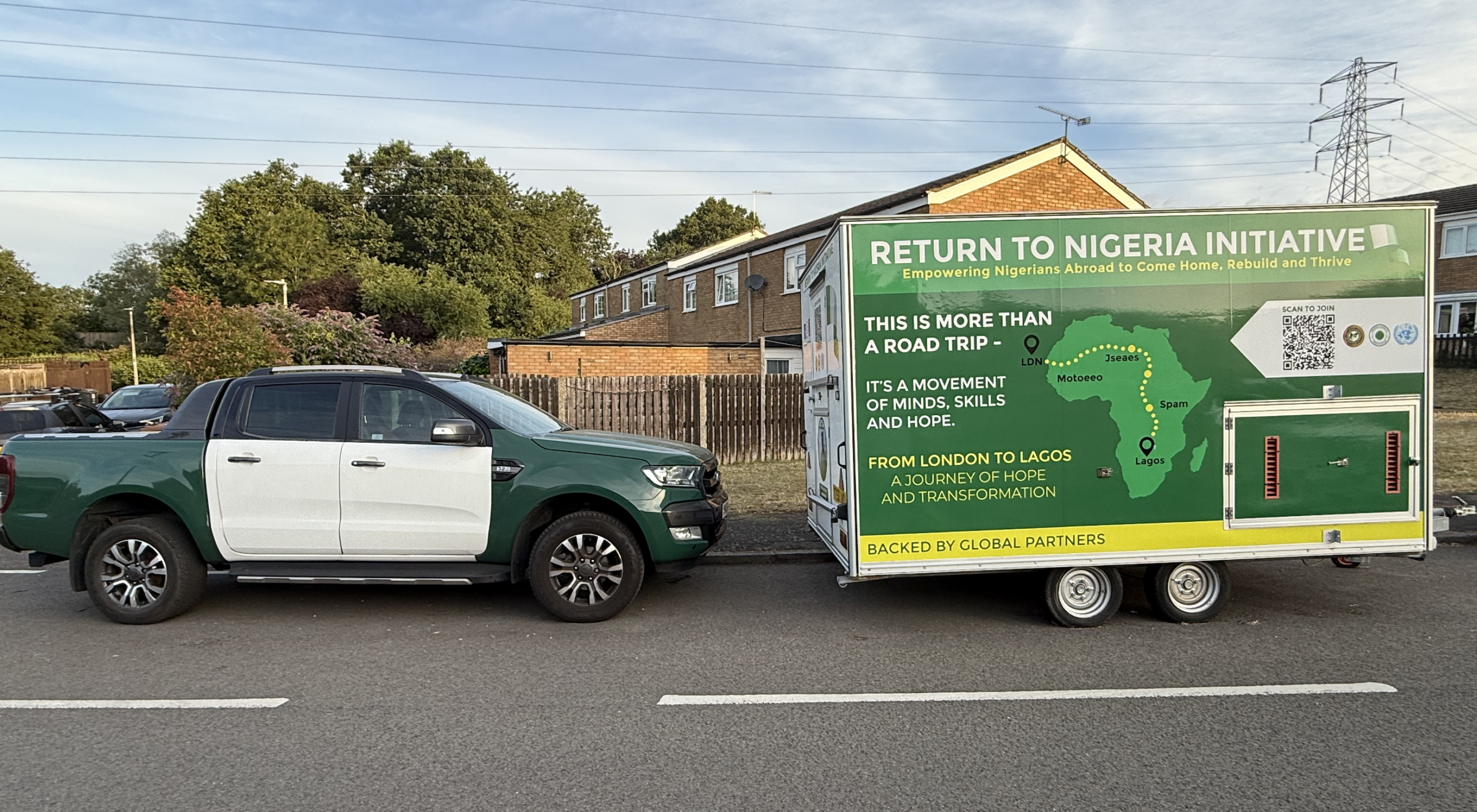 London to Lagos advocacy journey send-off image